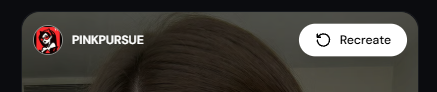 Recreate loads the full setup behind an image